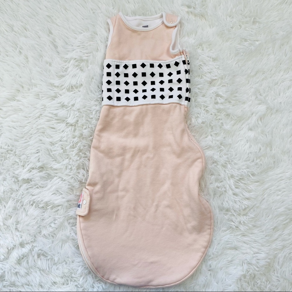 Nanit Breathing Wear Sleeping Bag Size Small 3-6 Months - Blush Pink